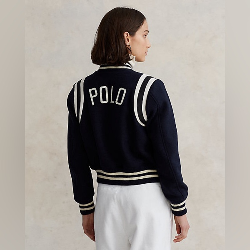 Ralph Lauren wool blend varsity